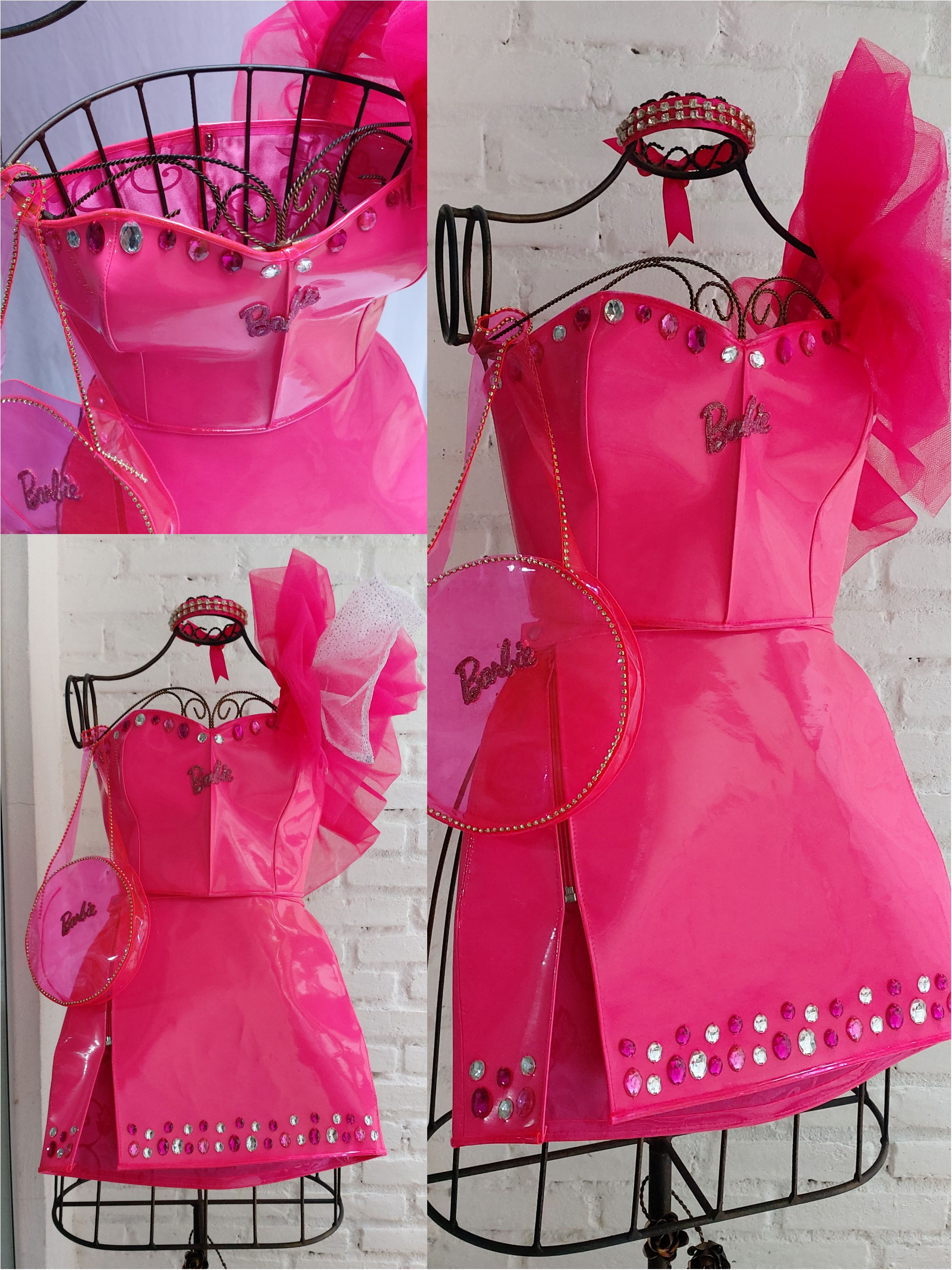 Fantasia barbie malibu festa aniversario roupa boneca barbie humana  