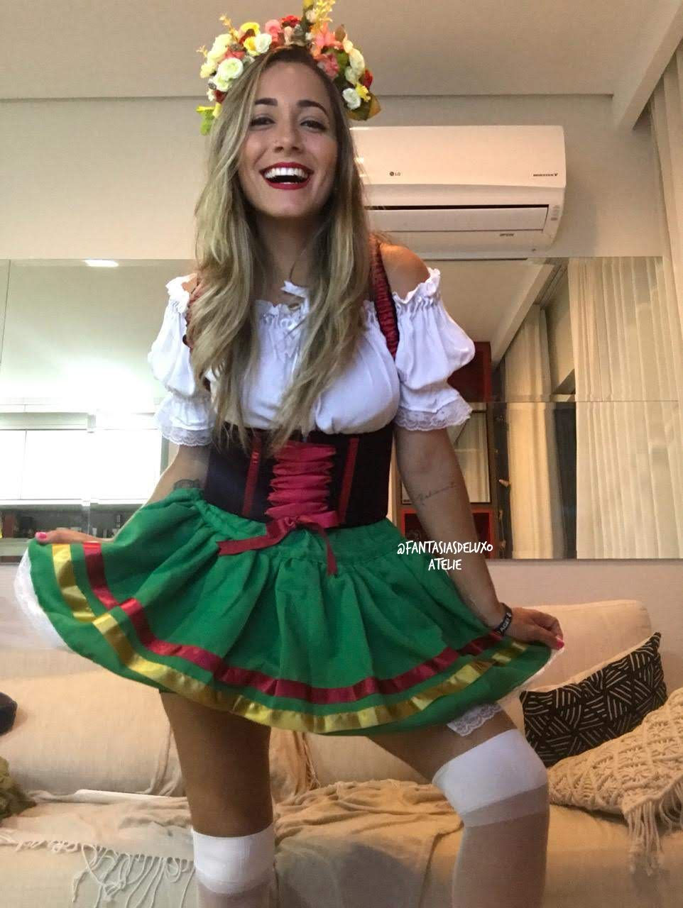 Miniatura: Traje oktoberfest alemã roupa vestido