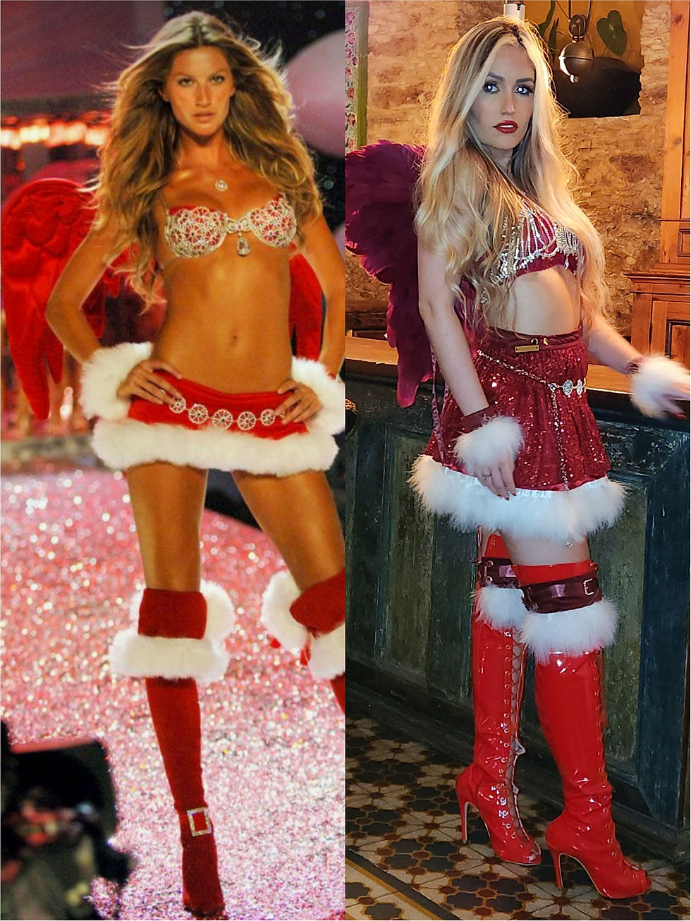 Thumbnail: Fantasia angel victoria secrets Gisele Bundchen natal super luxo    