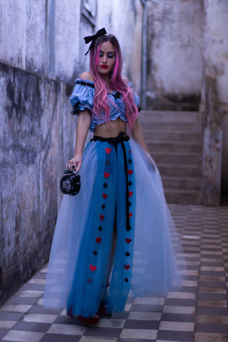 Halloween Festa Fantasia Alice No Pais Das Maravilhas Fantasias