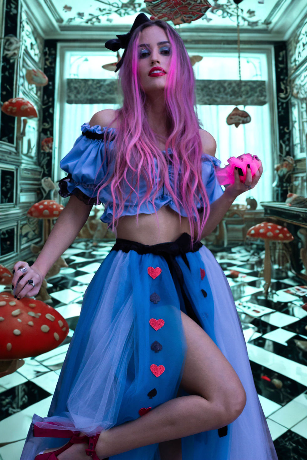 Thumbnail: Fantasia Alice no país das maravilhas adulto 