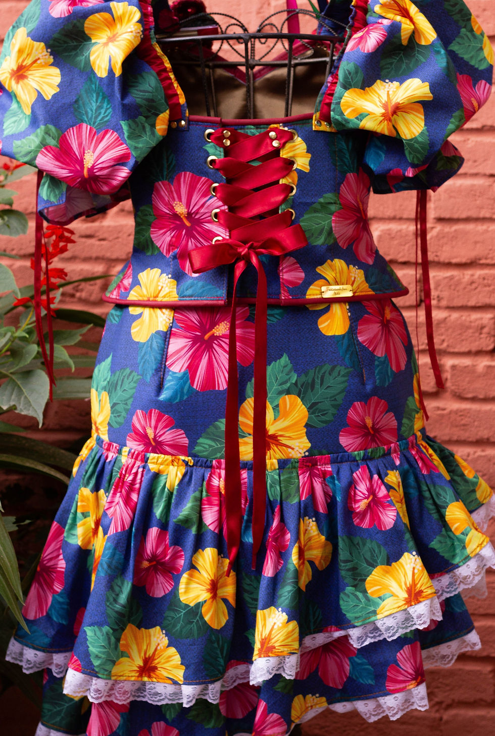 Miniatura: Corpete festa junina caipira sao joao arraia sob medida