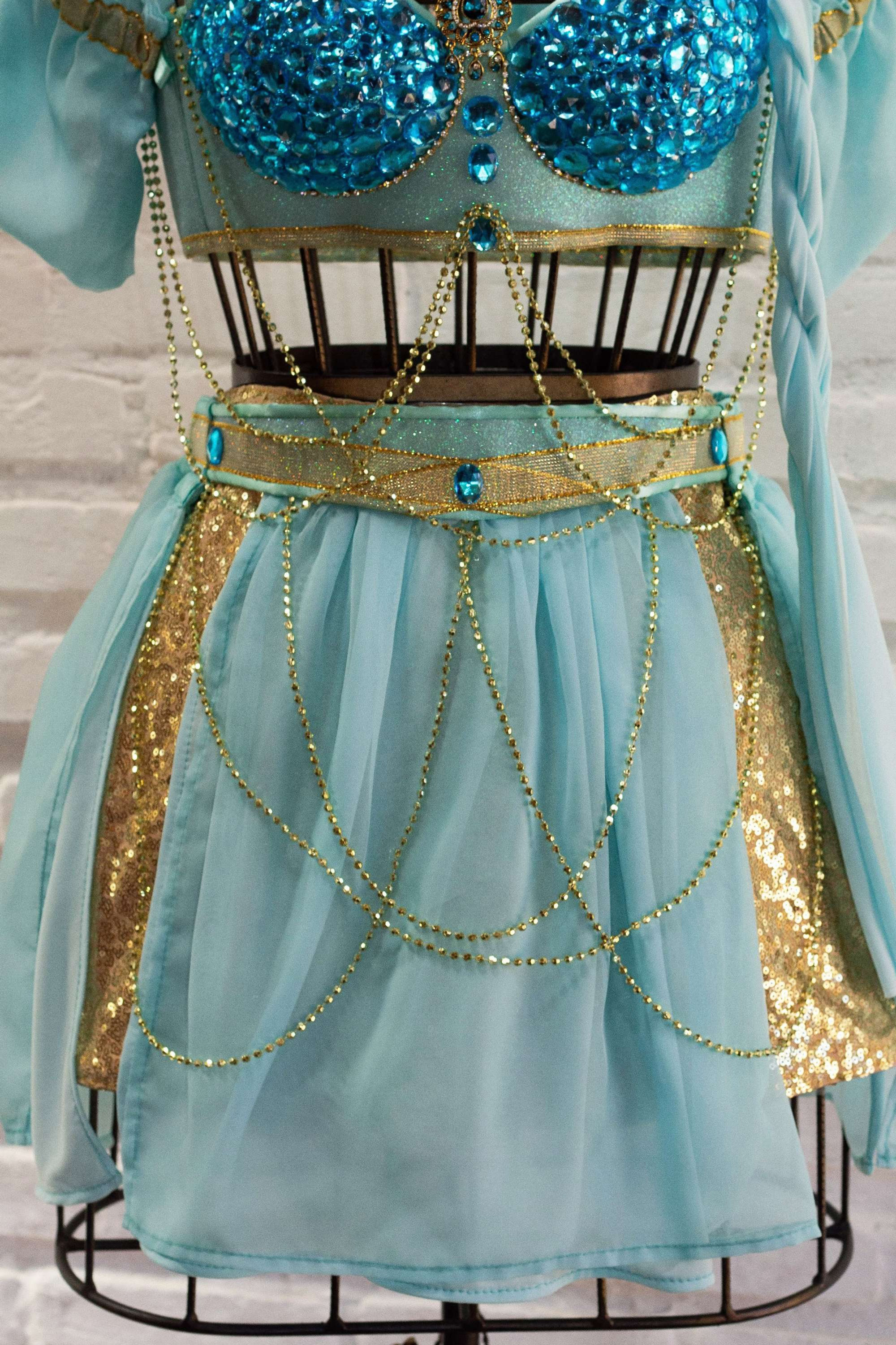 adult princess jasmine dress Adults Princess Jasmine Costume for Women Jasmine Outfit from Aladdin Cosplayrr