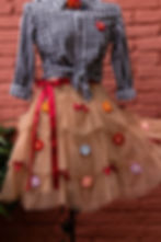 Miniatura: Vestido caipira adulto look festa junina traje junino 