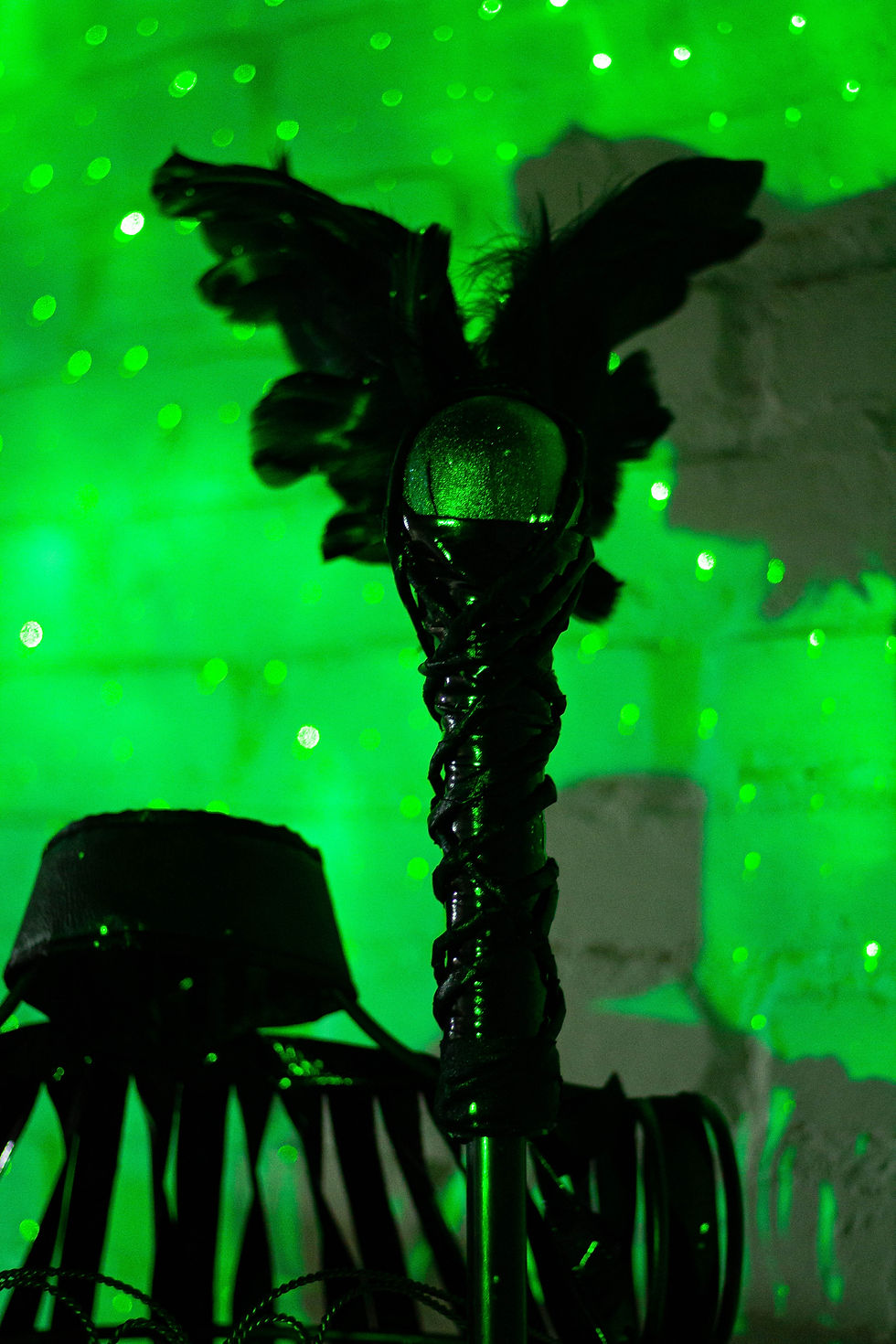 Miniatura: Cajado malévola - acessorio halloween  