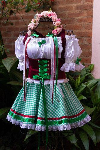 Oktoberfest Roupa Italiana Traje Tpico Saia Roupas Da Cultura