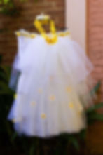 Miniatura: Vestido de noiva de festa junina casamento junino noivinha caipira quadril