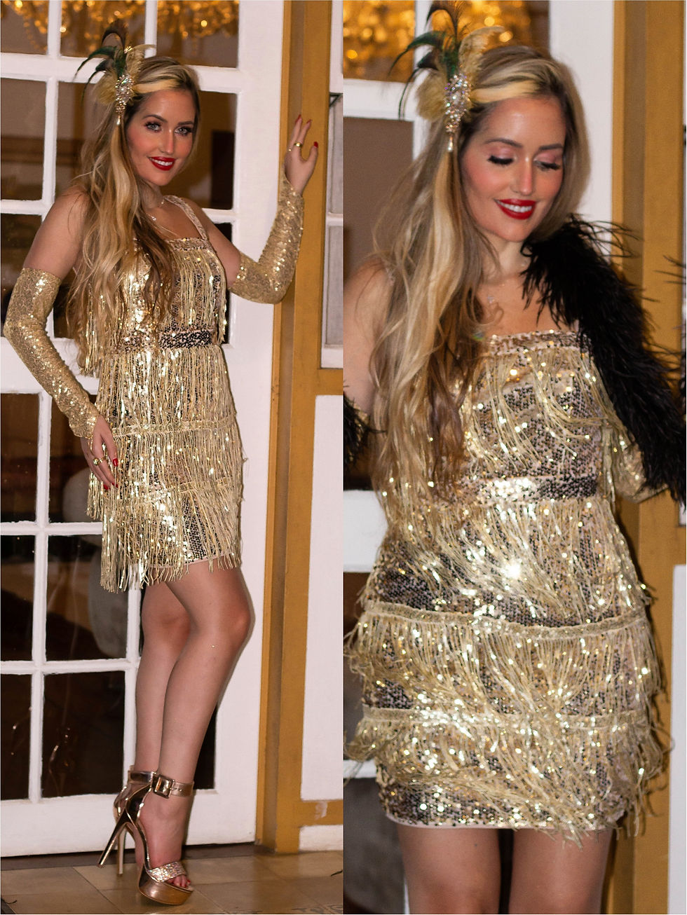 Miniatura: fantasia melindrosa luxo carnaval