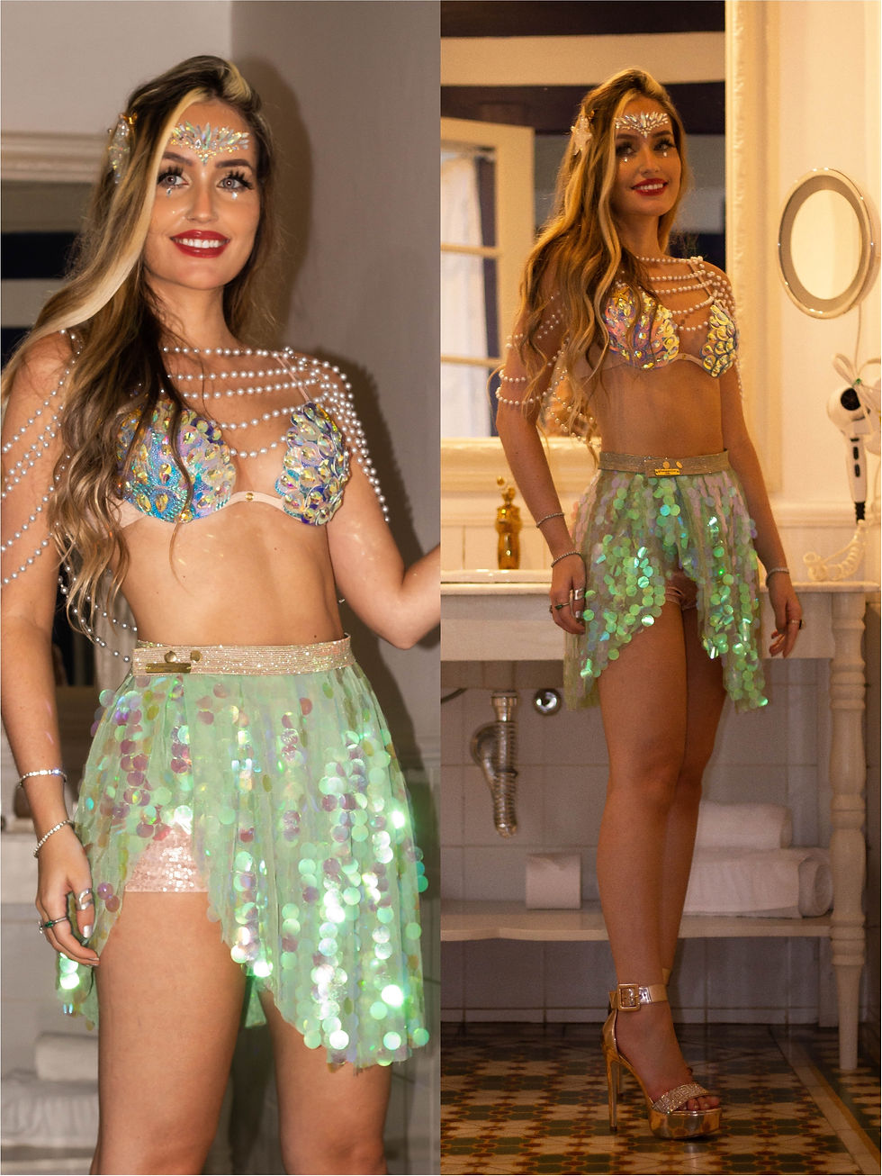 Miniatura: fantasias de sereia