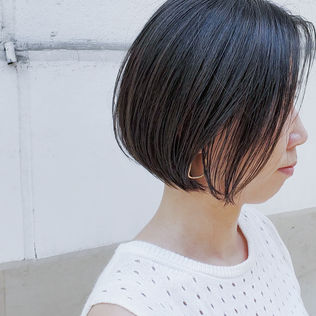 涼しげボブで魅せる。