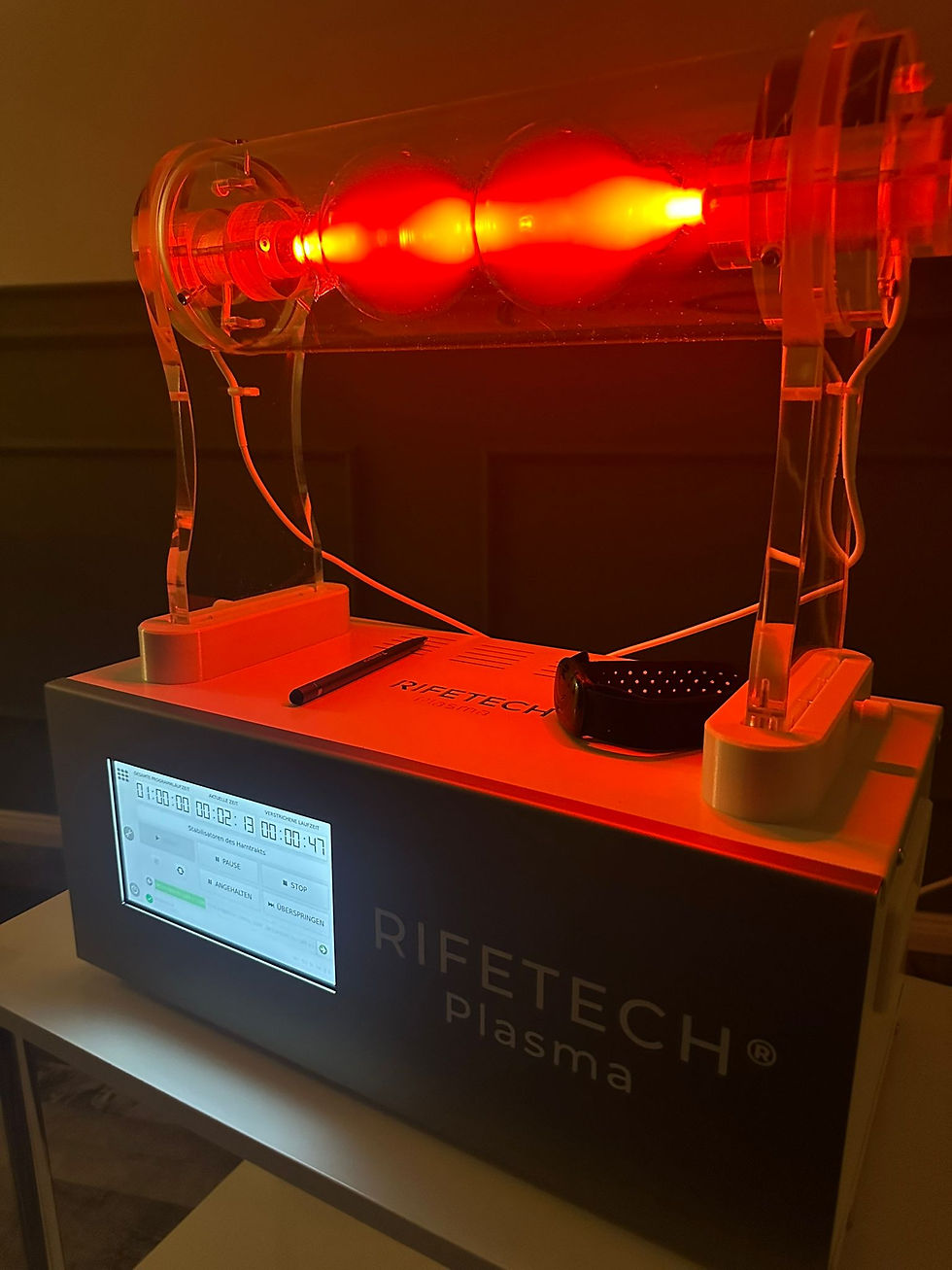 Rifetech-Plasmagerät für Frequenz Theraphie wie Schumann-Resonnanz und Solfeggio-Frequenzen