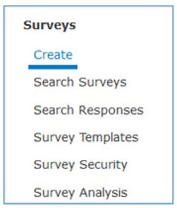 Creating a Survey to Update Details