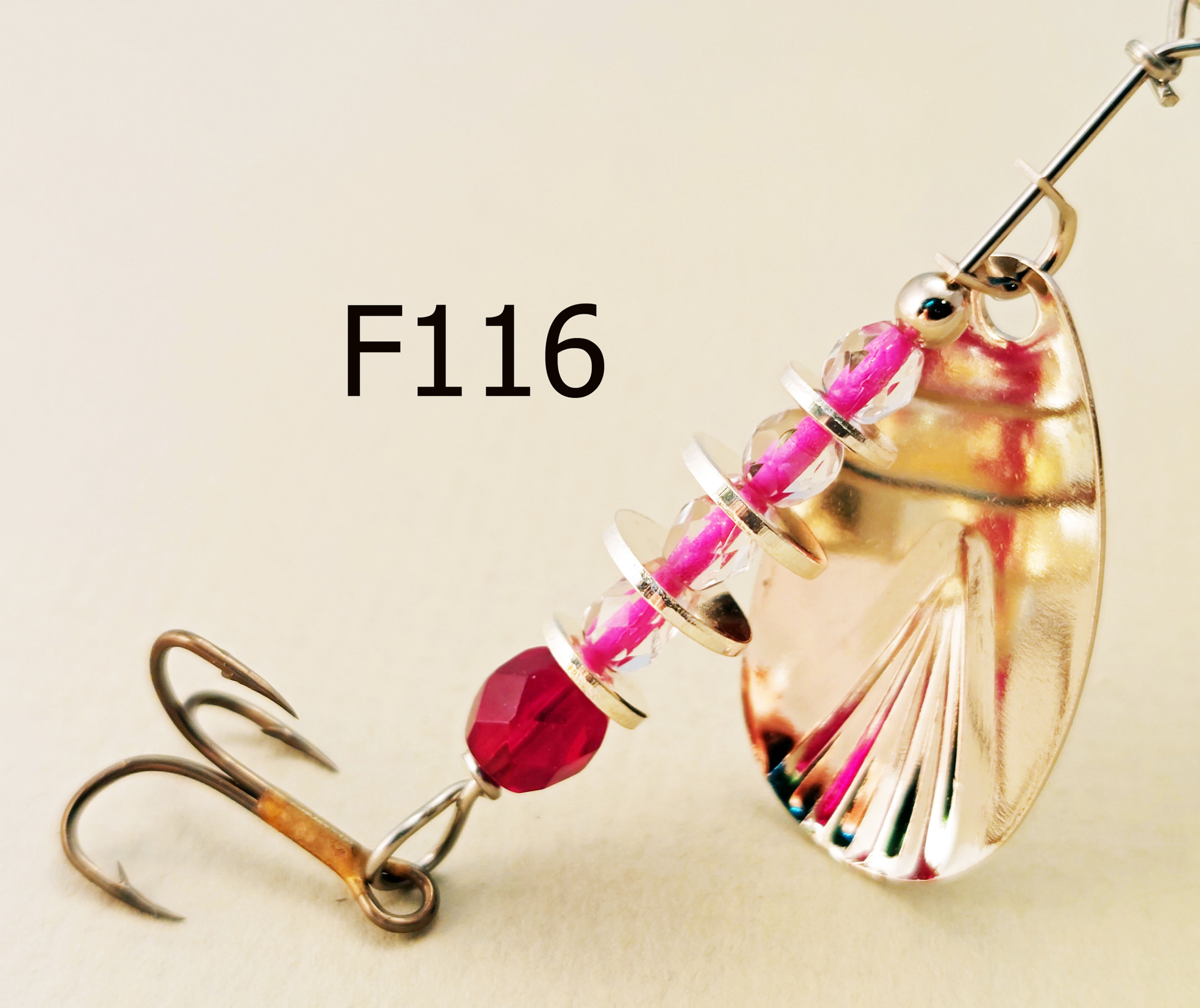 Glass armadillos are great trout fishing spinners