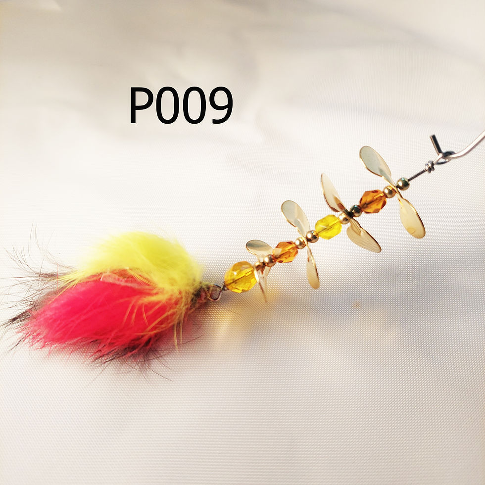 Faceted Glass Propellor bass fishing spinners