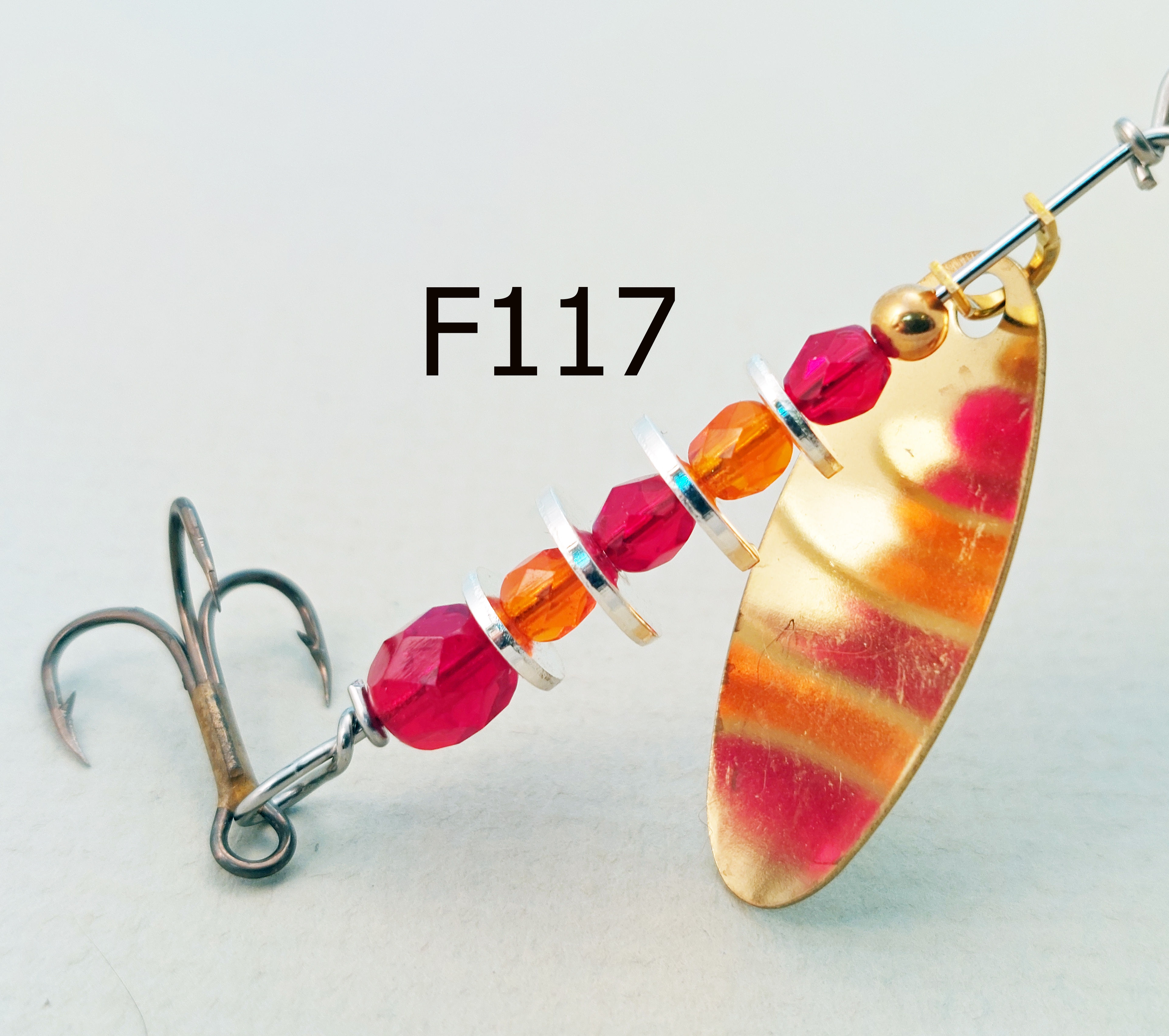 Glass armadillos are great trout fishing spinners