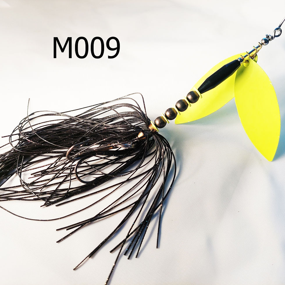 Black Cowgirl Musky fishing spinner