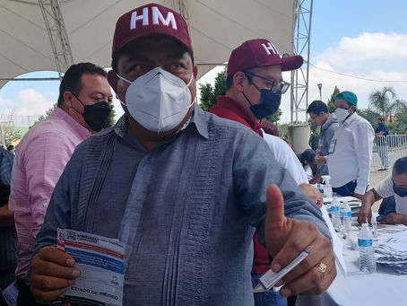 En Texcoco hay buena organización en elección de Delegados Distritales de morena.