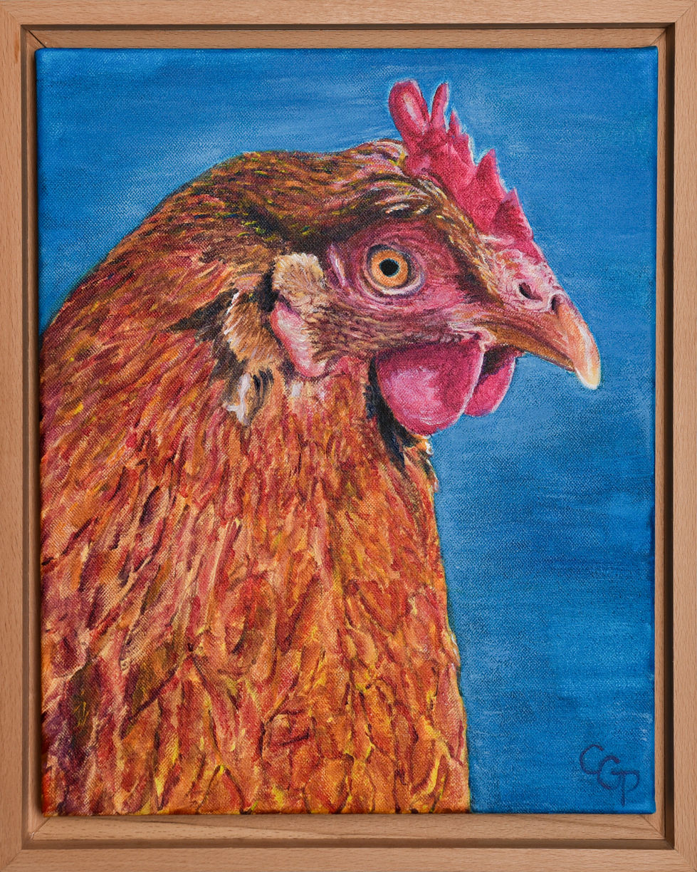 coquette Henri II. Un des 10 tableaux de l'oeuvre de CGP : Portraits de famille