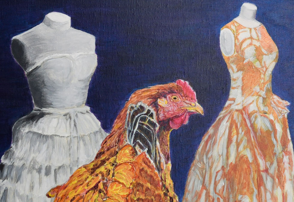 Hodie Art, peinture contemporaine de CGP. Collection des coquettes