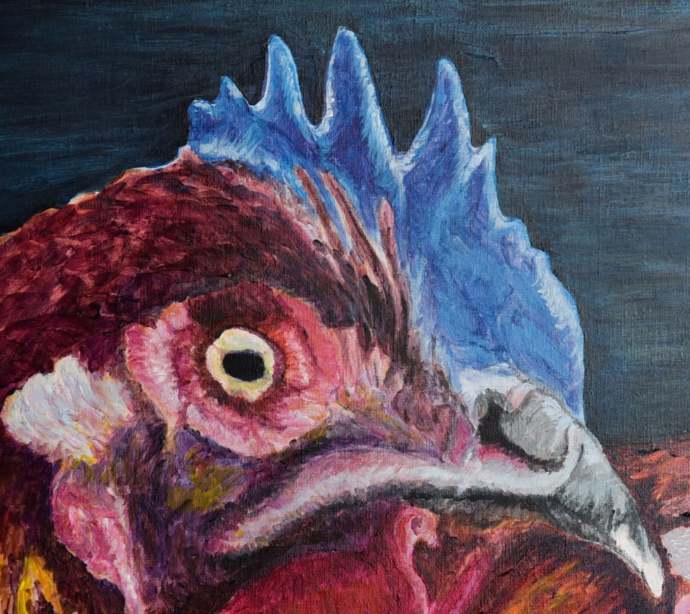 peinture acrylique contemporaine. Hodie Art.