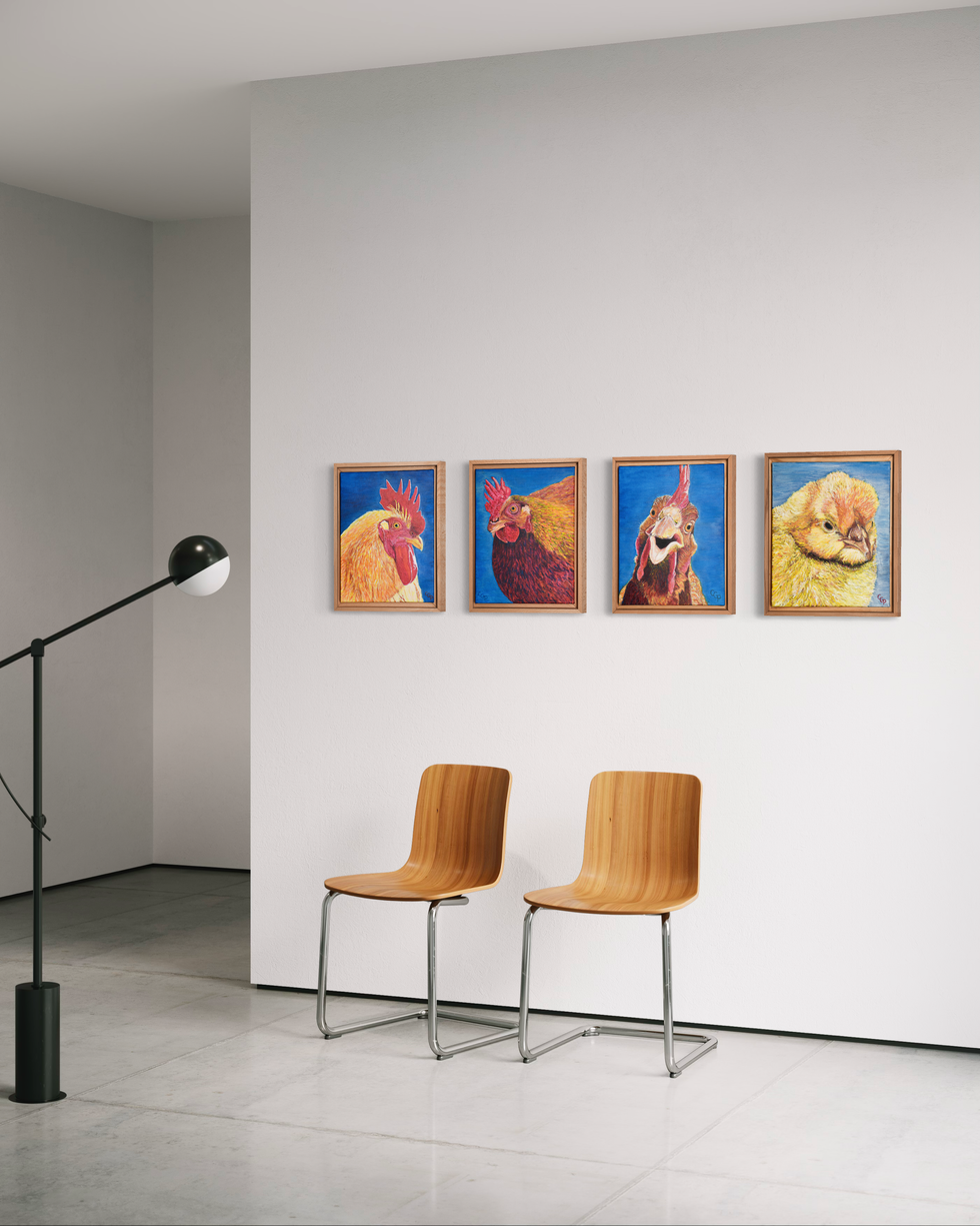 Tableaux individualistes. Réaliste. Peinture contemporaine. Hodie Art.