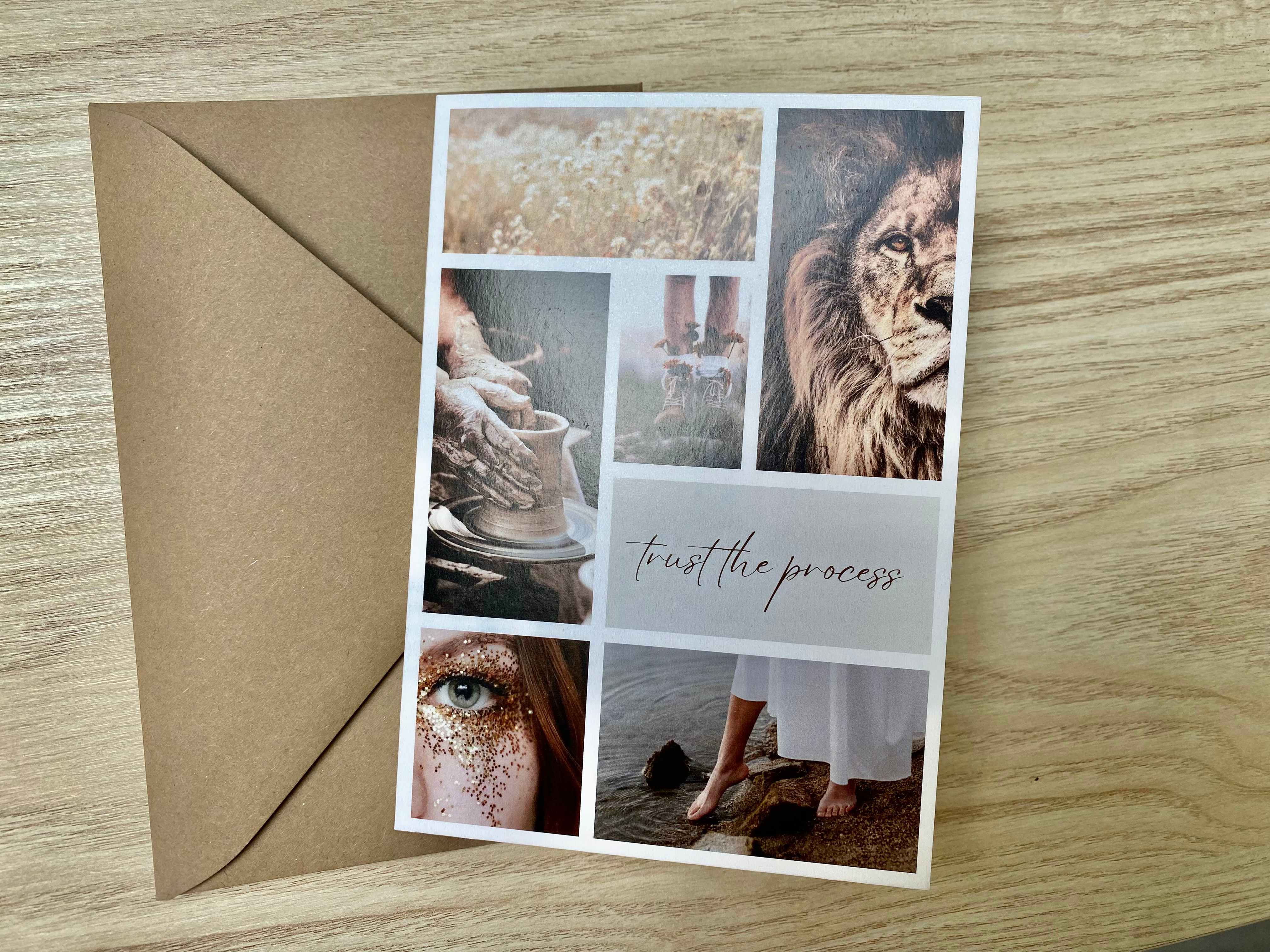 Karte „Trust the process“