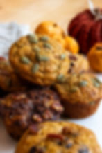 Pumpkin Muffins with Streusel Topping