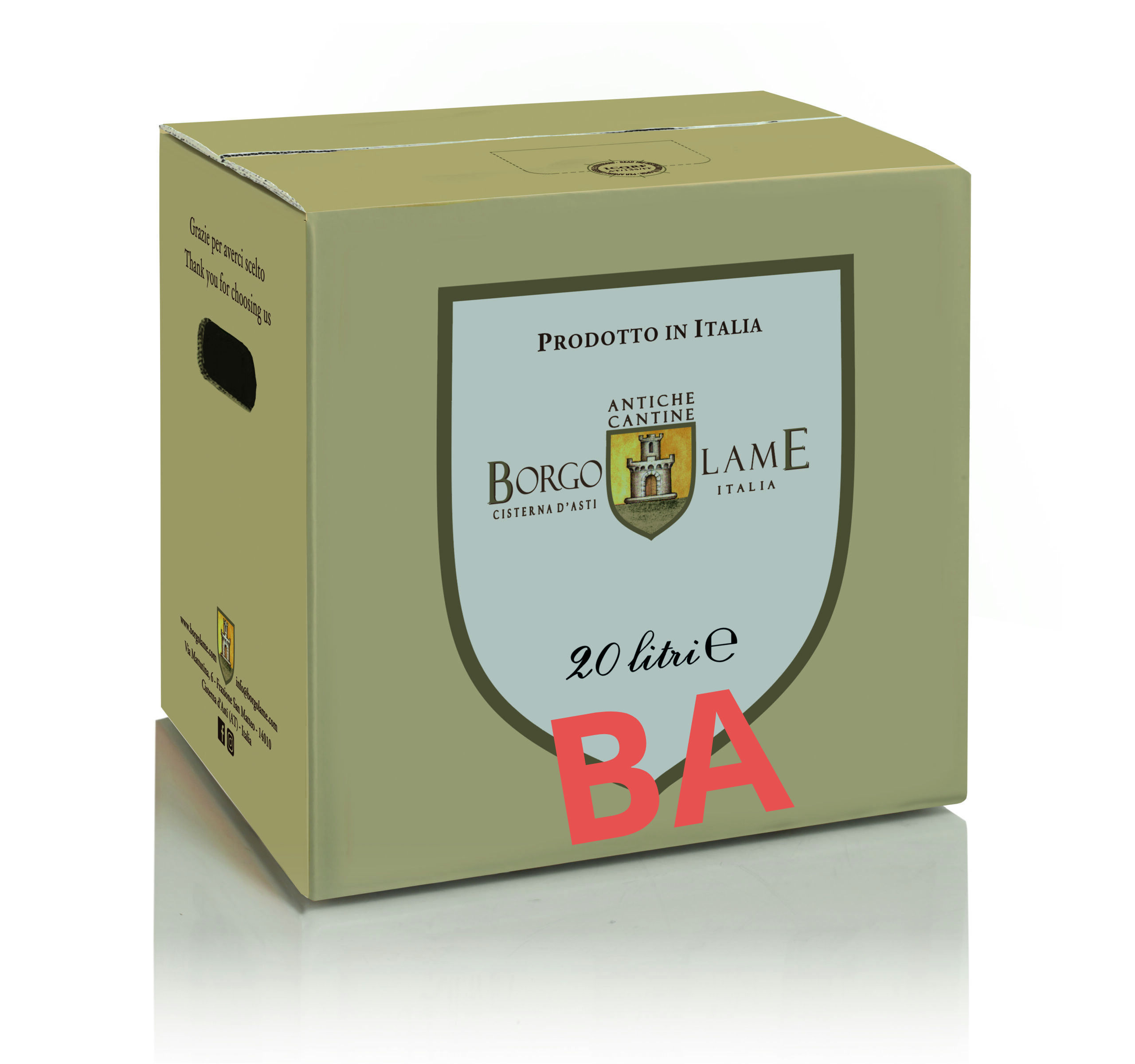 BAldanzoso Vino Rosso 12,5% 20 LT