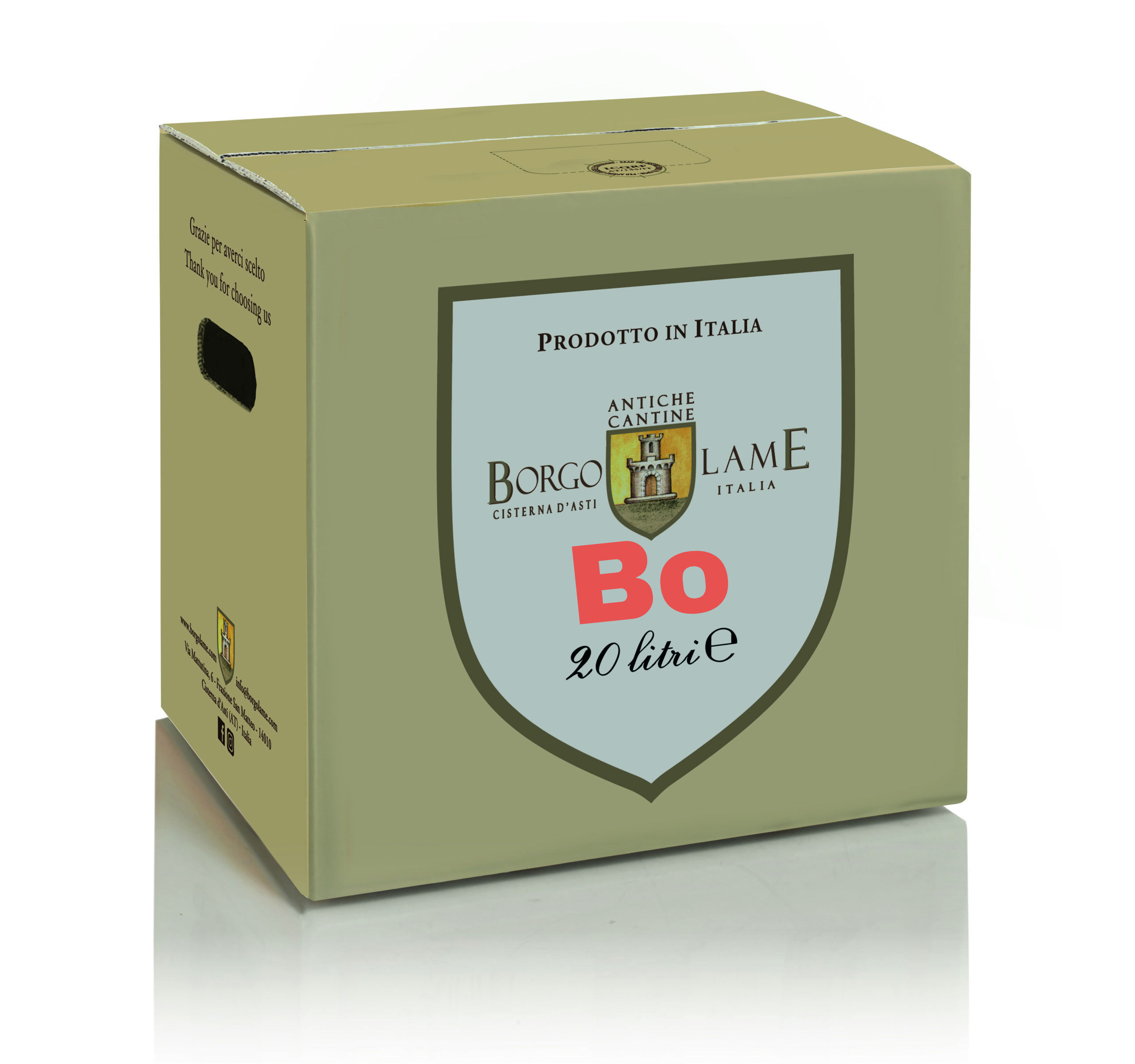 BOrioso Vino Rosso 12,5% 20 LT