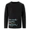 Thumbnail: T shirt lange mouwen art house off juniors zwart blauw streetart illustratie print jongens 