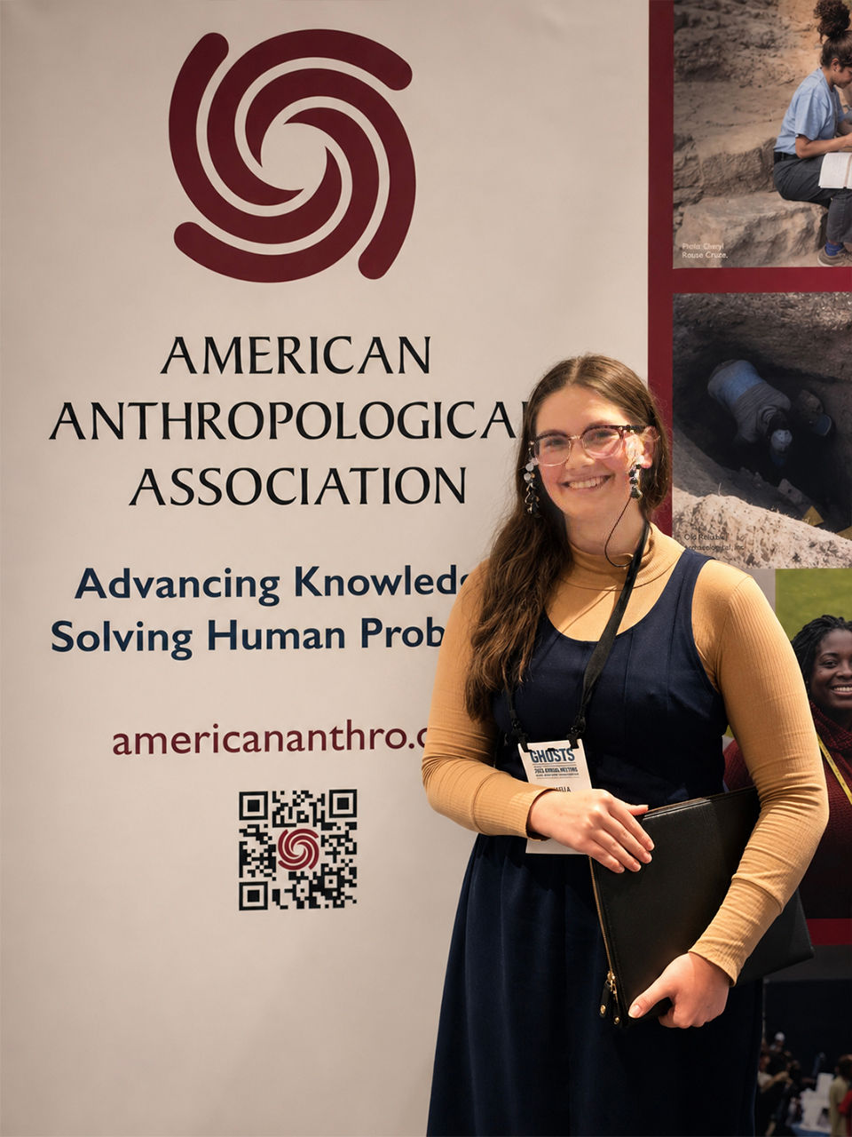 PCAD Initiating Steward Anna Ovchinnikova attending her first AAA Annual Meeting in New Orleans in November 2025
