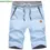 Miniature : Linen Mens Shorts Newest Summer Casual Shorts Men Cotton Fashion Men Short