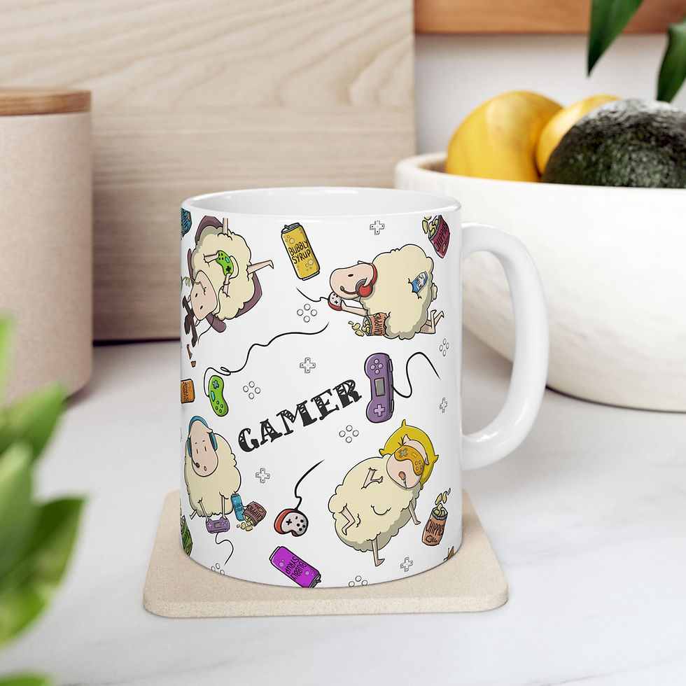 Gamer Sheep | Ceramic Mug