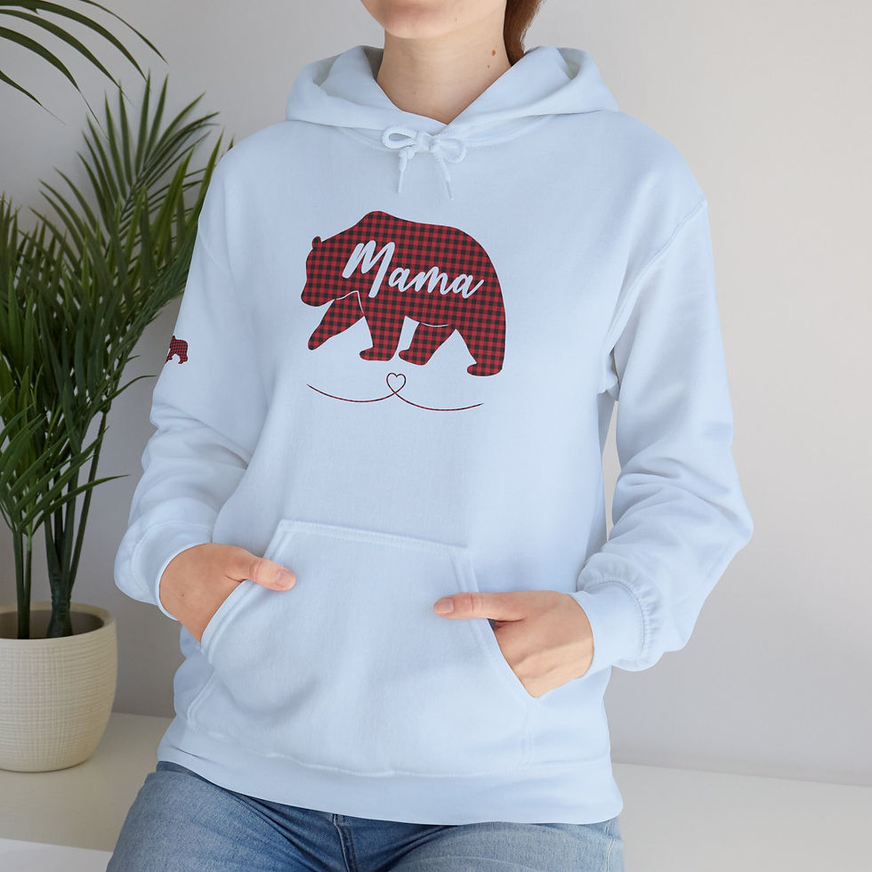 Thumbnail: Mama Bear of 1 | Heavy Blend Hoodie