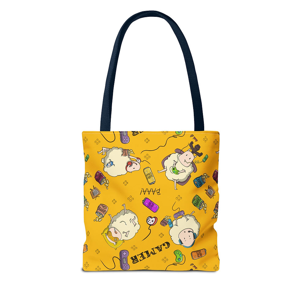 Thumbnail: Gamer Sheep | Tote Bag (Yellow)