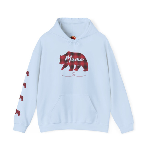 Mama Bear of 4 | Heavy Blend Hoodie | Ambrosia Rae Designs