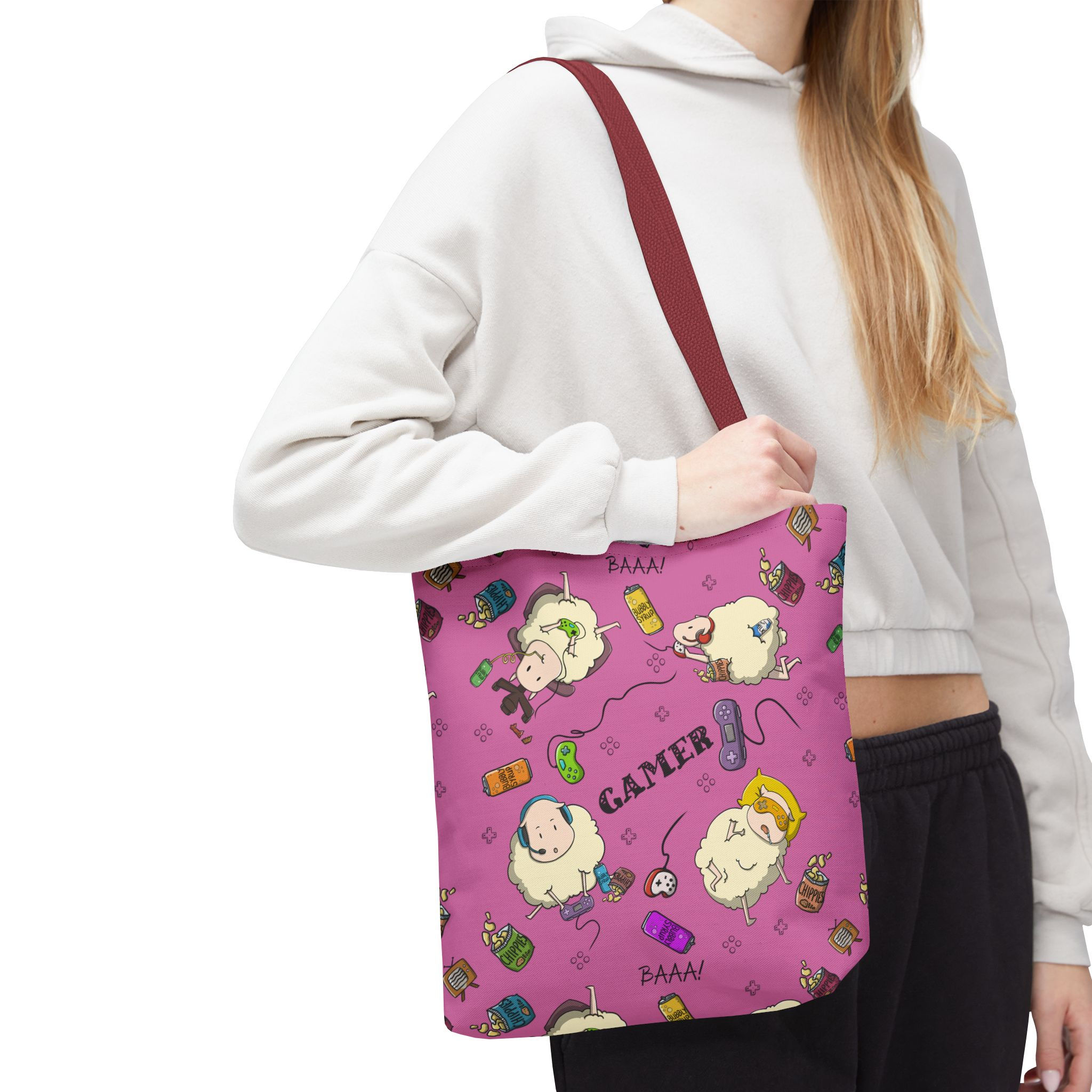 Gamer Sheep | Tote Bag (Pink)
