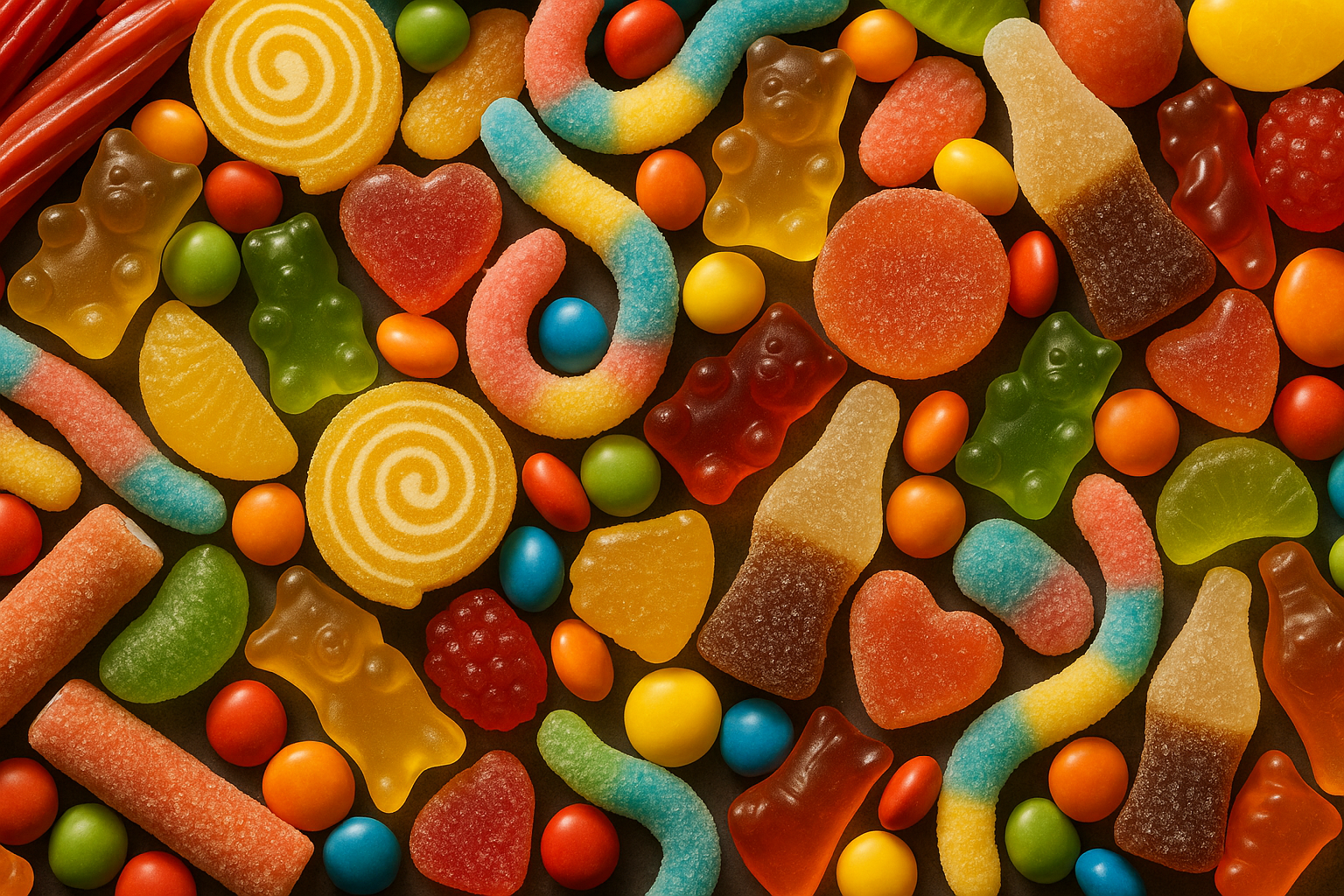 Arranged Food and Objects