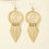 Thumbnail: Exaggerated And Personalized Vortex Gear Circle Spiral Earrings
