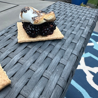 Fresh Blackberry S'mores