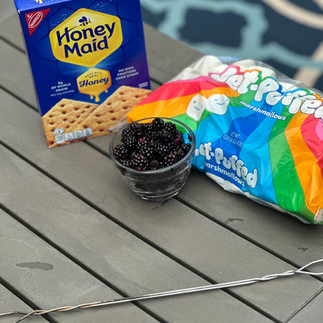 Fresh Blackberry S'mores