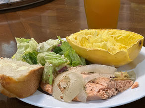 Fresh Coho and Spaghetti Squash