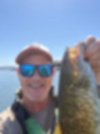 Columbia River Smallmouth bass caught on the NEW Probraid no fade 8 Americana.  Red White and Blue Made in USA 8 strand braided fishing line