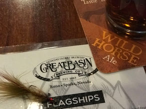 Learning about Wild Lahontan Trout & Wild Horse Amber Ale in Reno.
