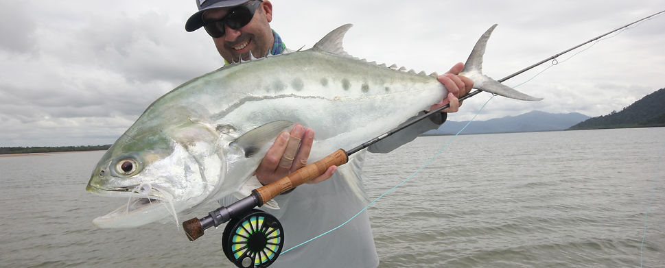 flyfishing for queenfish at the australian flyfishing lodge