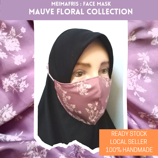 Thumbnail: Silk Face Mask (Baby Floral Collection)