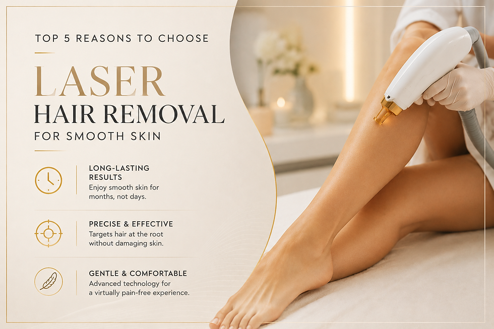 Top 5 Reasons to Choose Laser Hair Removal for Smooth Skin