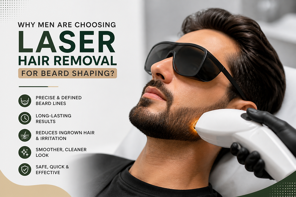 Why Men Are Choosing Laser Hair Removal For Beard Shaping?