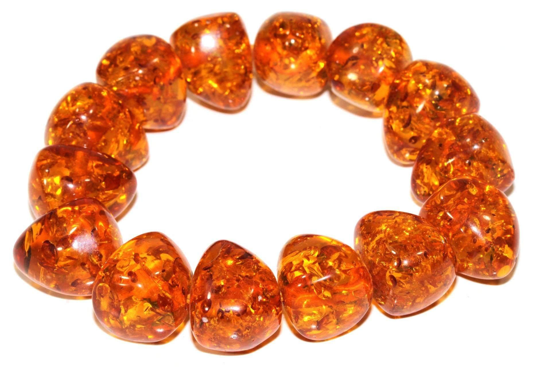 Glowing Amber Bracelet