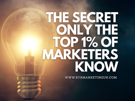 The secret only the top 1% of marketers know